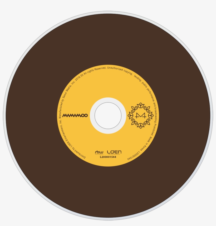 Mamamoo Yellow Flower Cd Disc Image - Circle, transparent png download