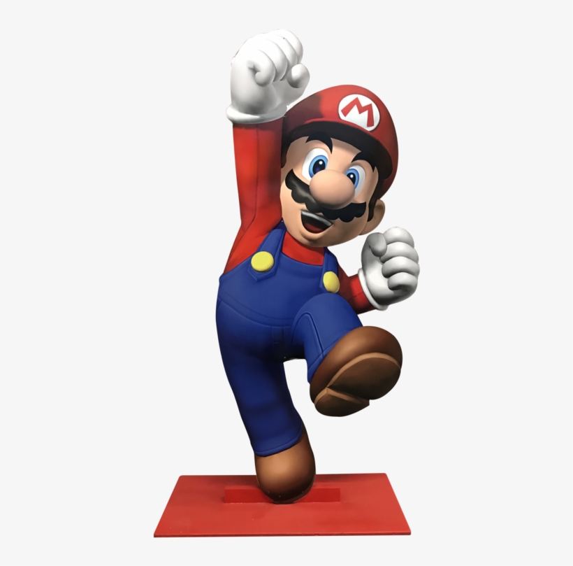 Super Mario Standee - Super Mario Bros, transparent png download