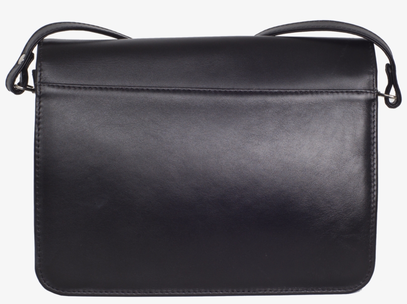 Handbag Leather Bag Leather Black - Messenger Bag, transparent png download