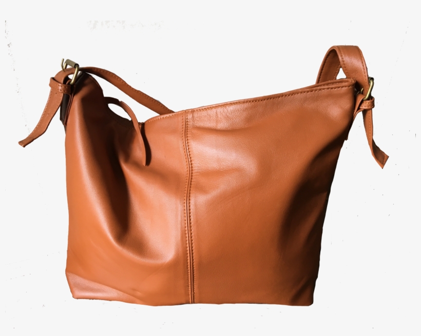 Leather Tote Bag - Hobo Bag, transparent png download
