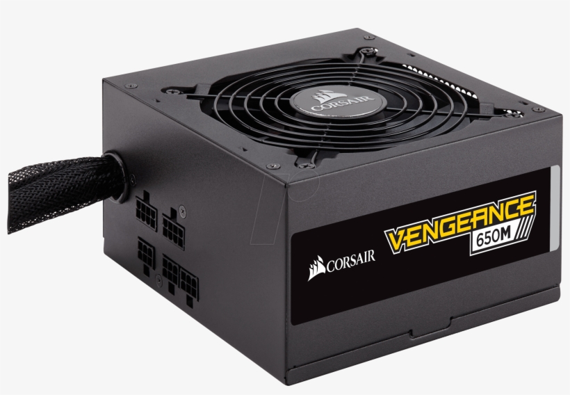 Corsair Vengeance 650m 650w Atx - 650 Power Supply, transparent png download