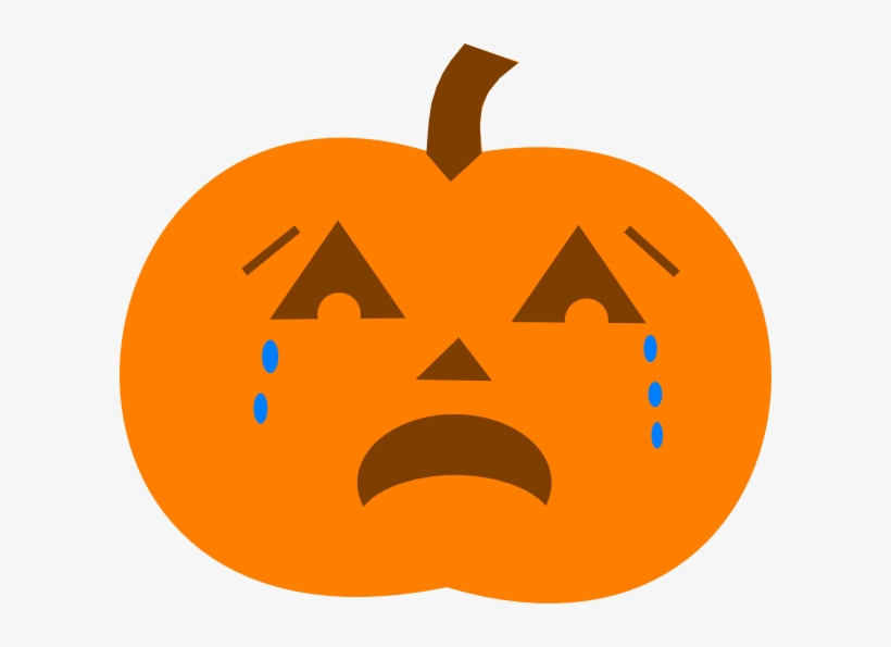 Orange Sad Svg Clip Arts 600 X 515 Px, transparent png download