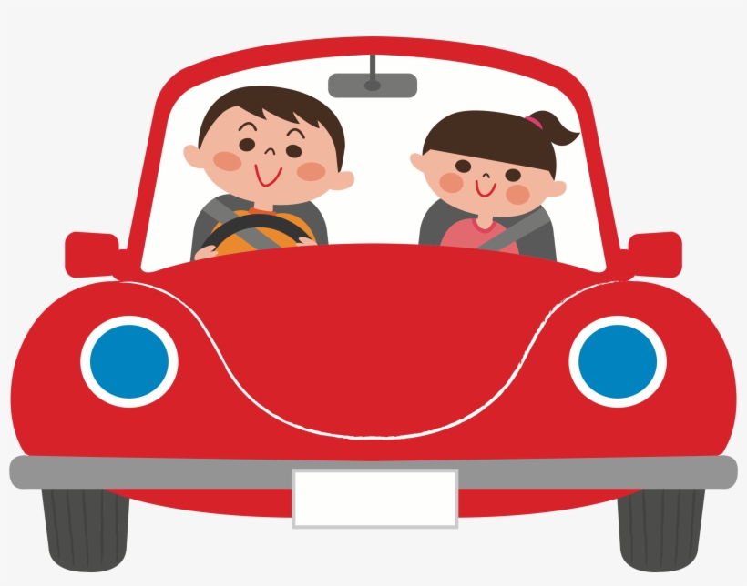 Car Ride - Riding A Car Clipart, transparent png download