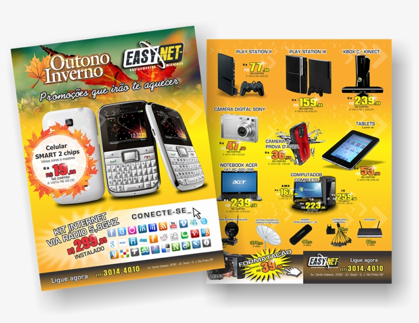 Folder Promocional Png - Flyer, transparent png download