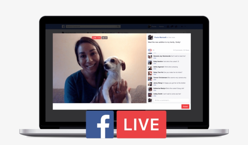 How To Use Facebook Live From Your Desktop Pc, transparent png download