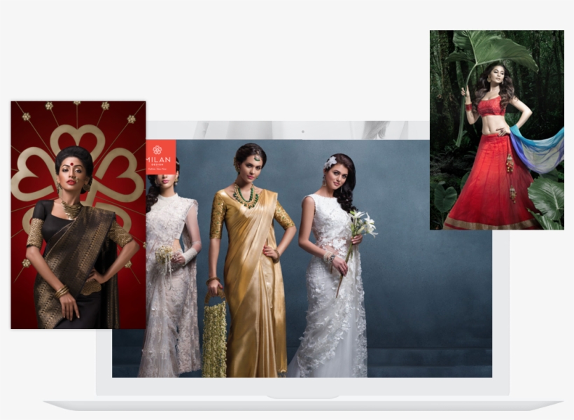 Milan Teamed Up With Ewoke For Their Website Redesigning - Formal Wear, transparent png download