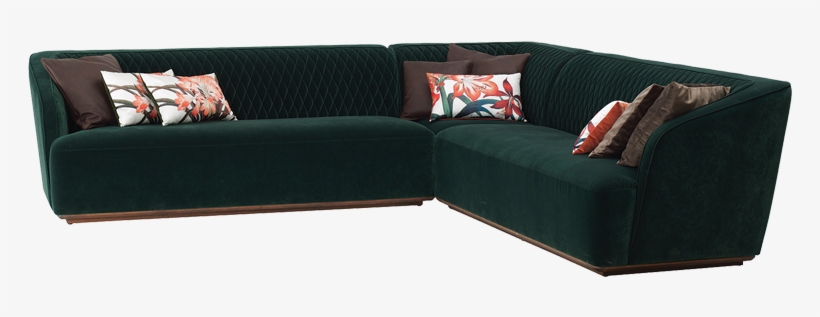 Walnut Wooden Leg Application - Studio Couch, transparent png download