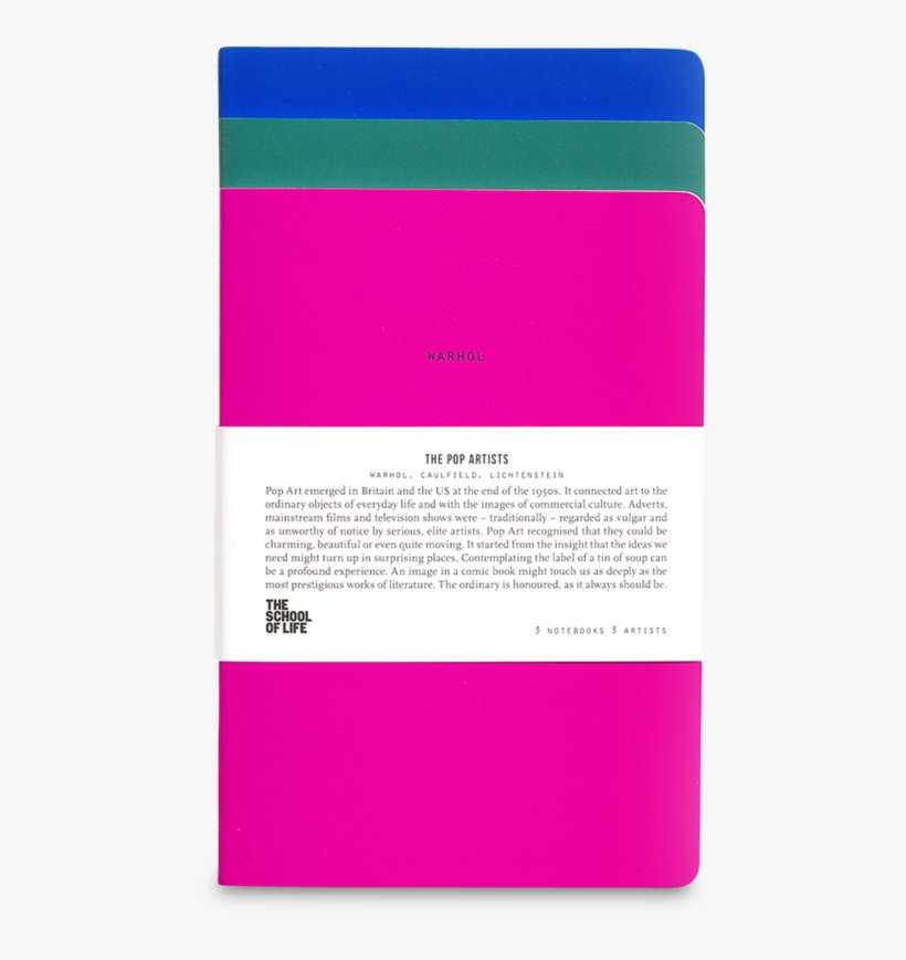 The Pop Artist Notebook Set - Brochure, transparent png download