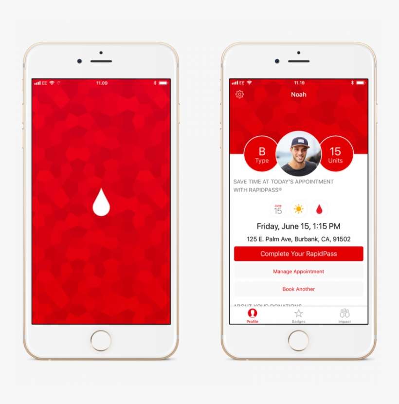 American Blood Supplies Can Run Out In Just Four Months - Blood Donate Mobile Apps, transparent png download
