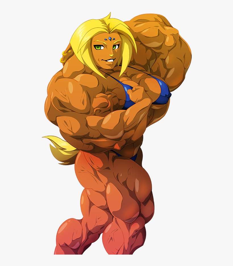 Urusaiwrangler/aw08 By Riv3th3d Muscular Women, Bodybuilding - Cartoon, transparent png download
