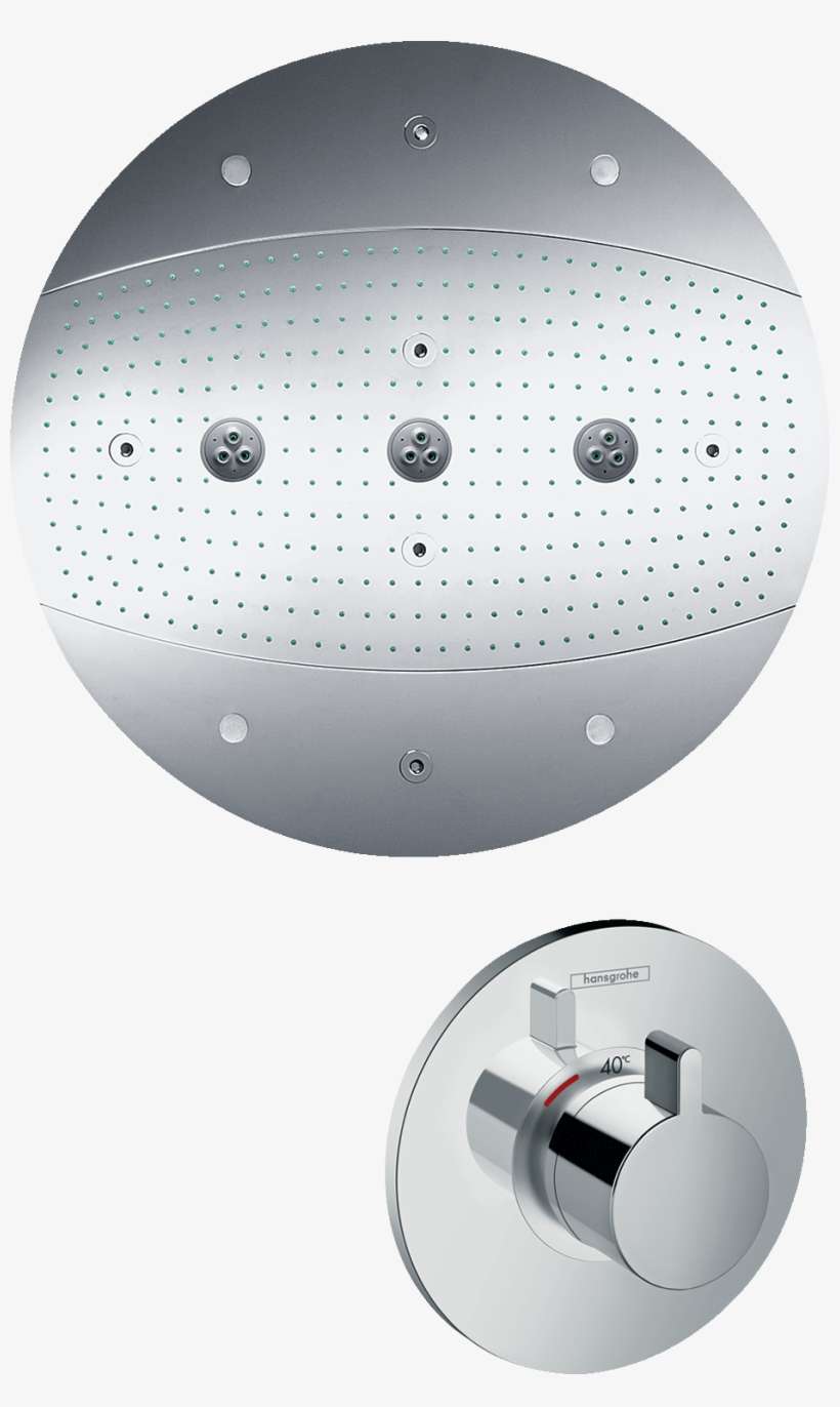 Overhead Shower 600 3jet With Lighting Set Available, transparent png download