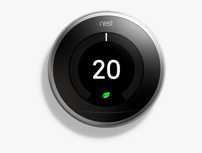 Nest Learning Thermostat - Circle, transparent png download