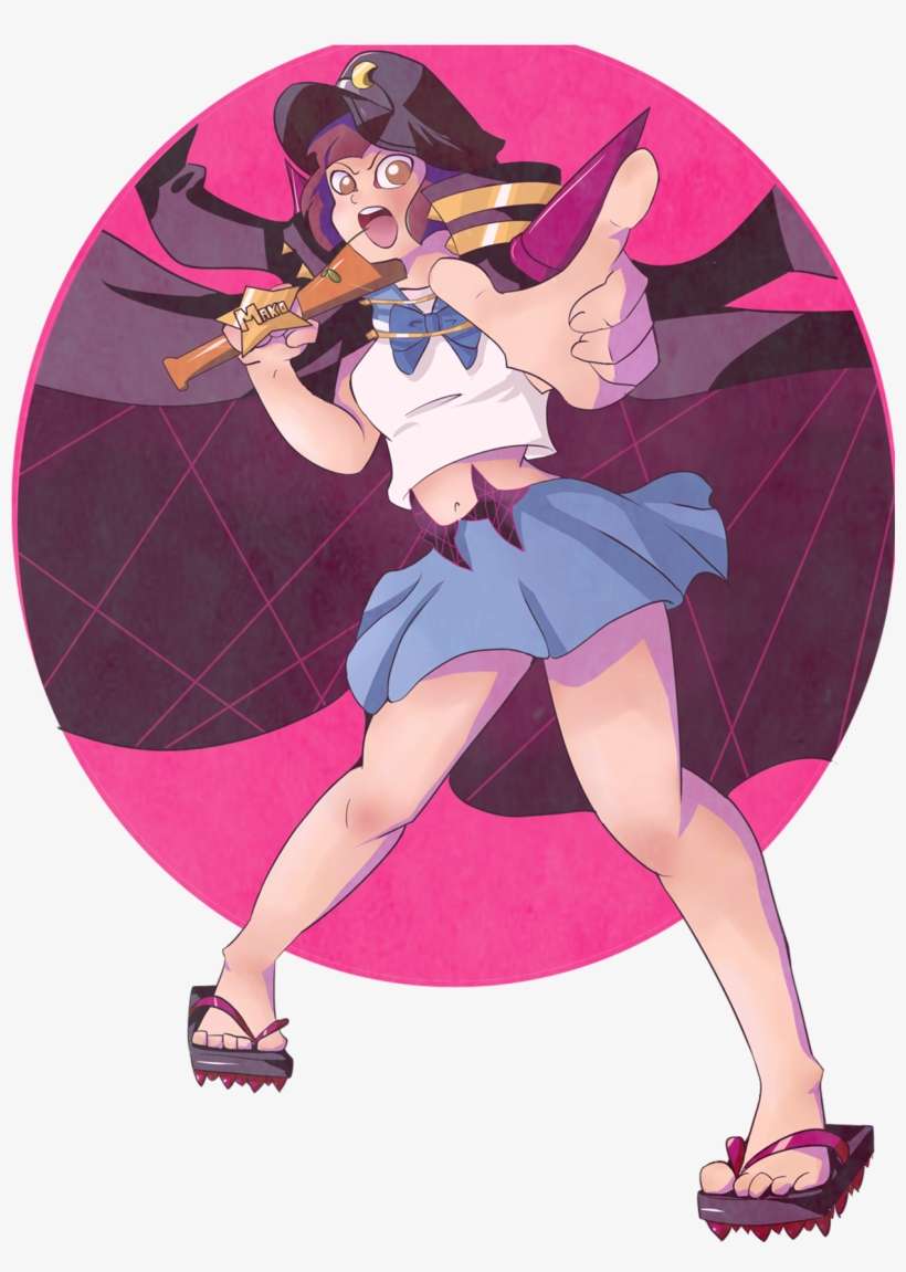 Mako Mankanshoku Of Kill La Kill By Fluorensencia - Cartoon, transparent png download