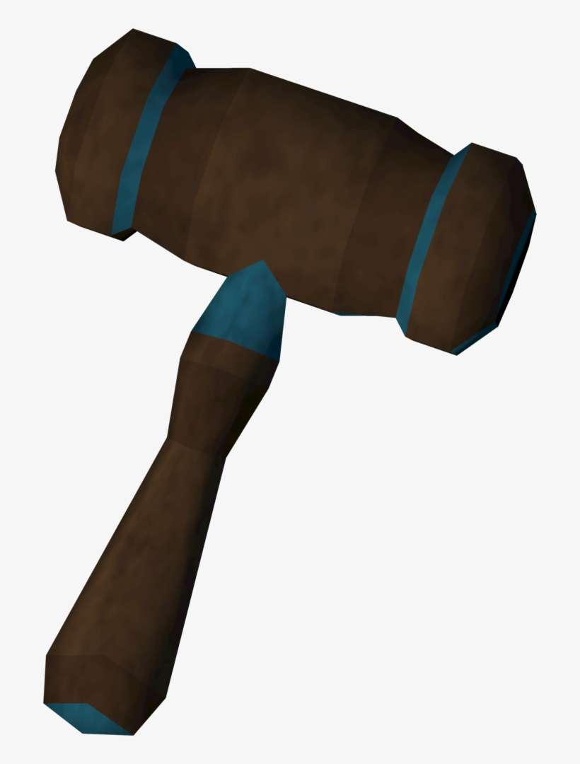 The Gavel Is A Reward For Completing All Sixteen Court - Hand, transparent png download