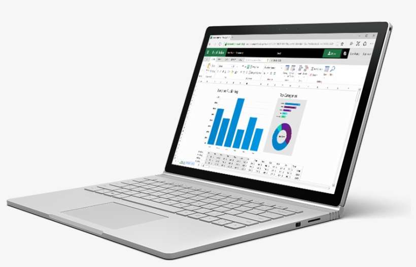 Microsoft Office 365 Consulting Los Angeles Excel - Lap Top Con Excel, transparent png download