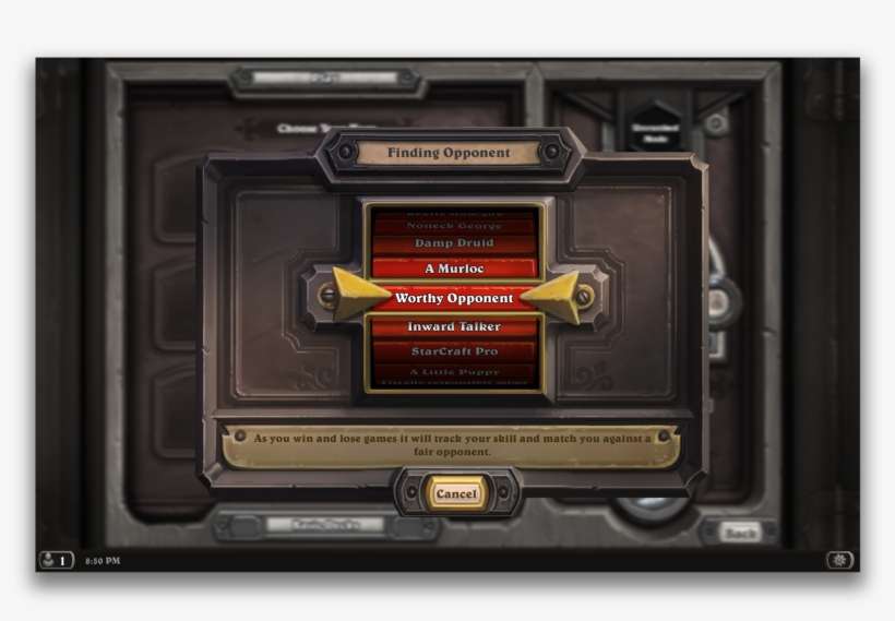 Losing Is Also Fairly Humorous - Поиск Игры Hearthstone, transparent png download