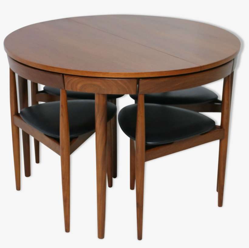 Danish Dining Table Set By Hans Olsen For Frem Rojle, - Coffee Table, transparent png download