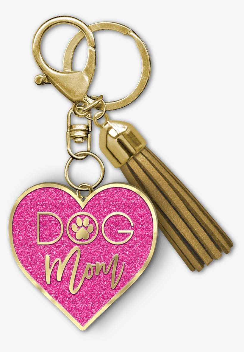 Dog Mom Enamel Keychain - Love Key Chains Png, transparent png download