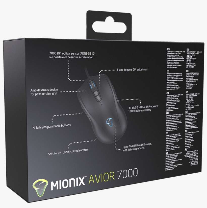 Mionix Avior 7000 Dt Computer Suratthani - Input Device, transparent png download
