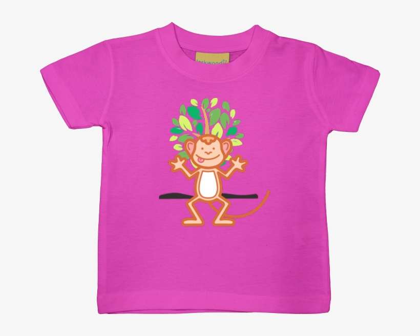 Funny Monkey Baby T-shirt - Shirt, transparent png download