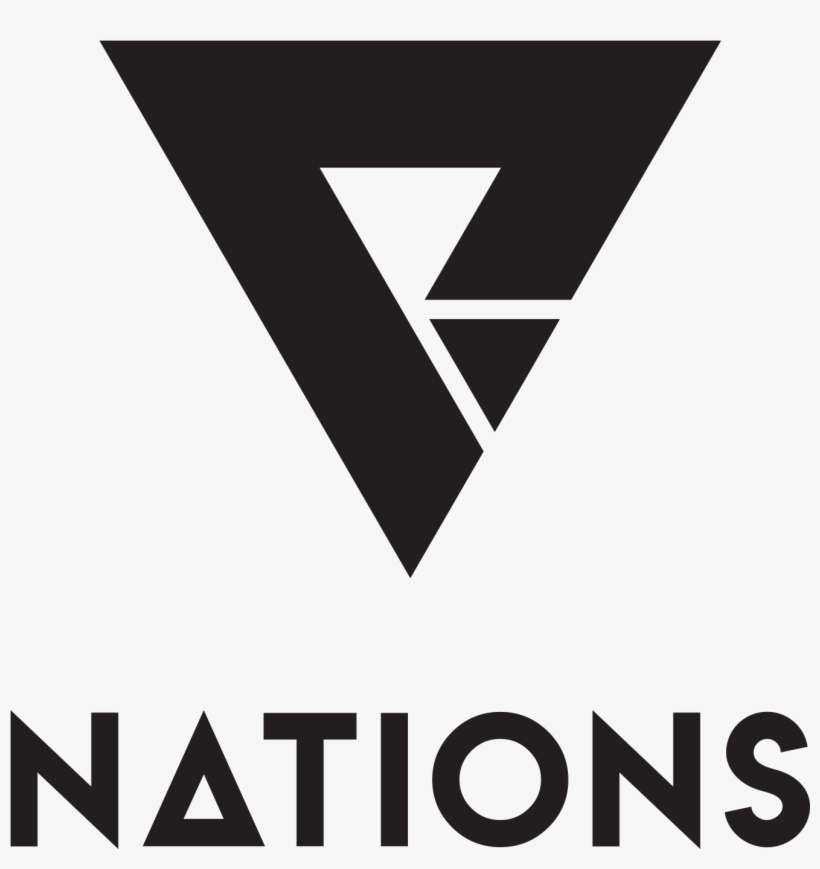 Nations Logo And Text Vertical - Triangle, transparent png download