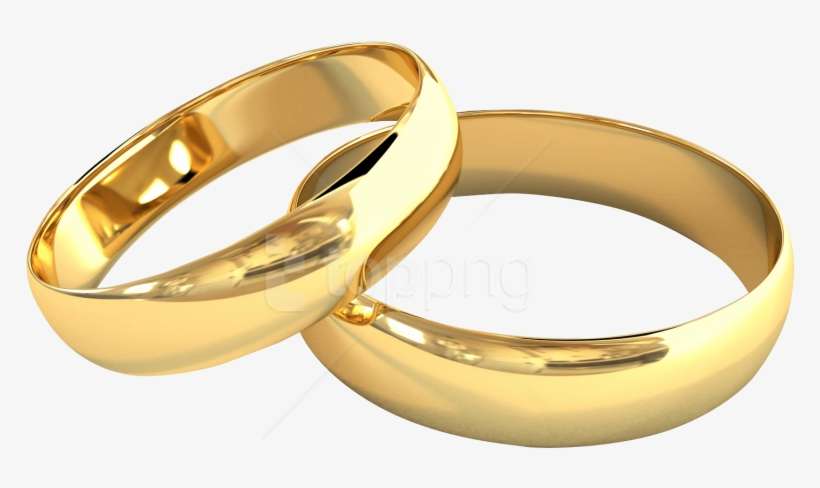 Free Png Download Wedding Ring Png Images Background - Gold Wedding Rings Png, transparent png download