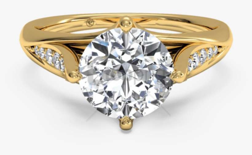 Free Png Gold Wedding Rings Png Png Image With Transparent - Engagement Ring, transparent png download