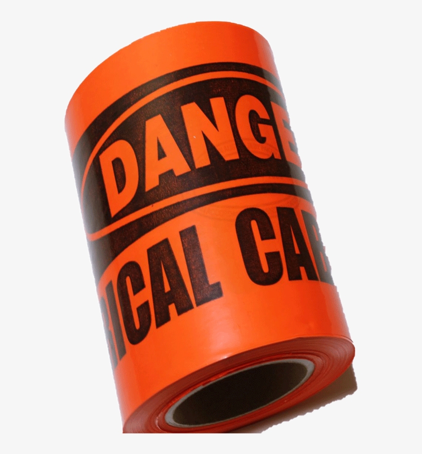 Underground Warning Tape 150mmx100 Nes Electrical, - Cylinder, transparent png download