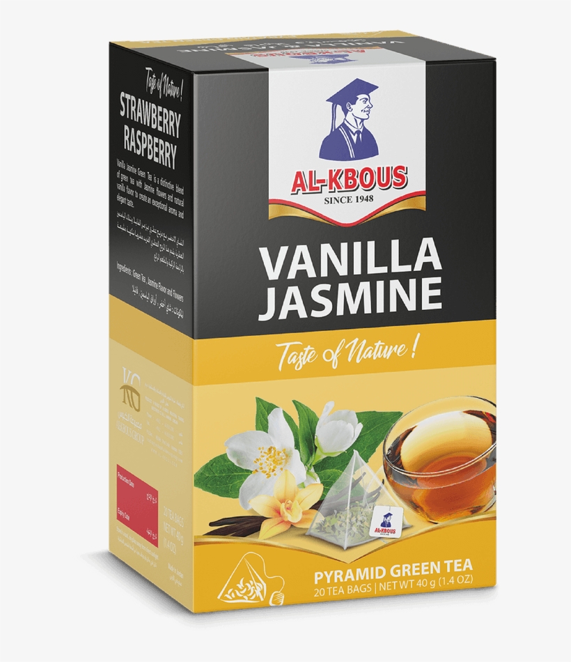 Vanilla Jasmine - Green Tea - Al Kbous Tea, transparent png download
