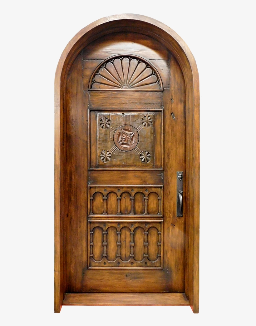 Arched Front Entry - Home Door, transparent png download