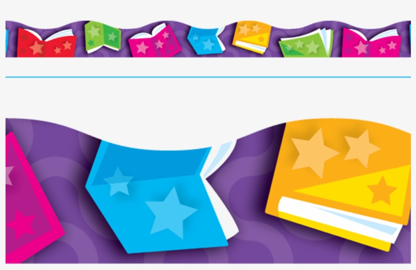 Libros De Colores - Books Display Border, transparent png download