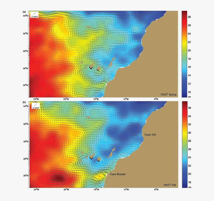 Seasonal Cycle Of The Canary Current - Map, transparent png download