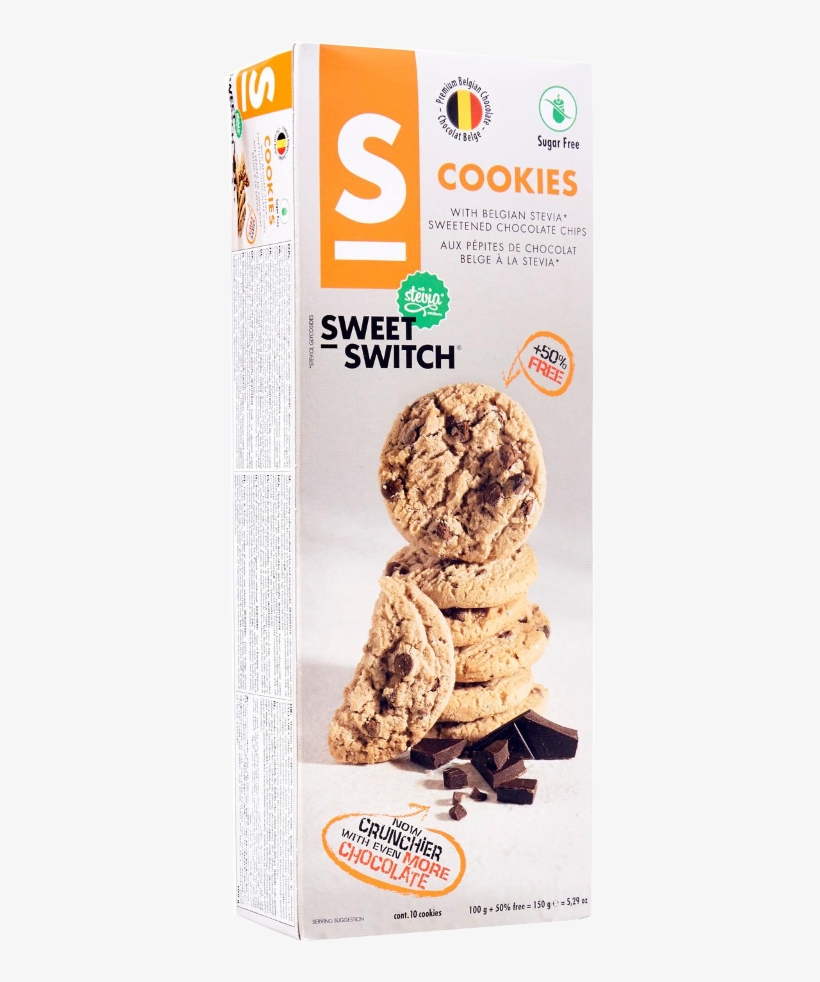 Sweet Switch Chocolate Chips Cookies - Chocolate, transparent png download