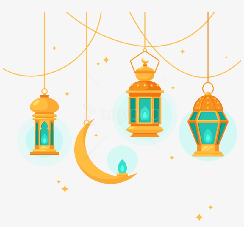 Download Islamic Style Chandelier Png Images Background - Vector Lamp Islami Png, transparent png download