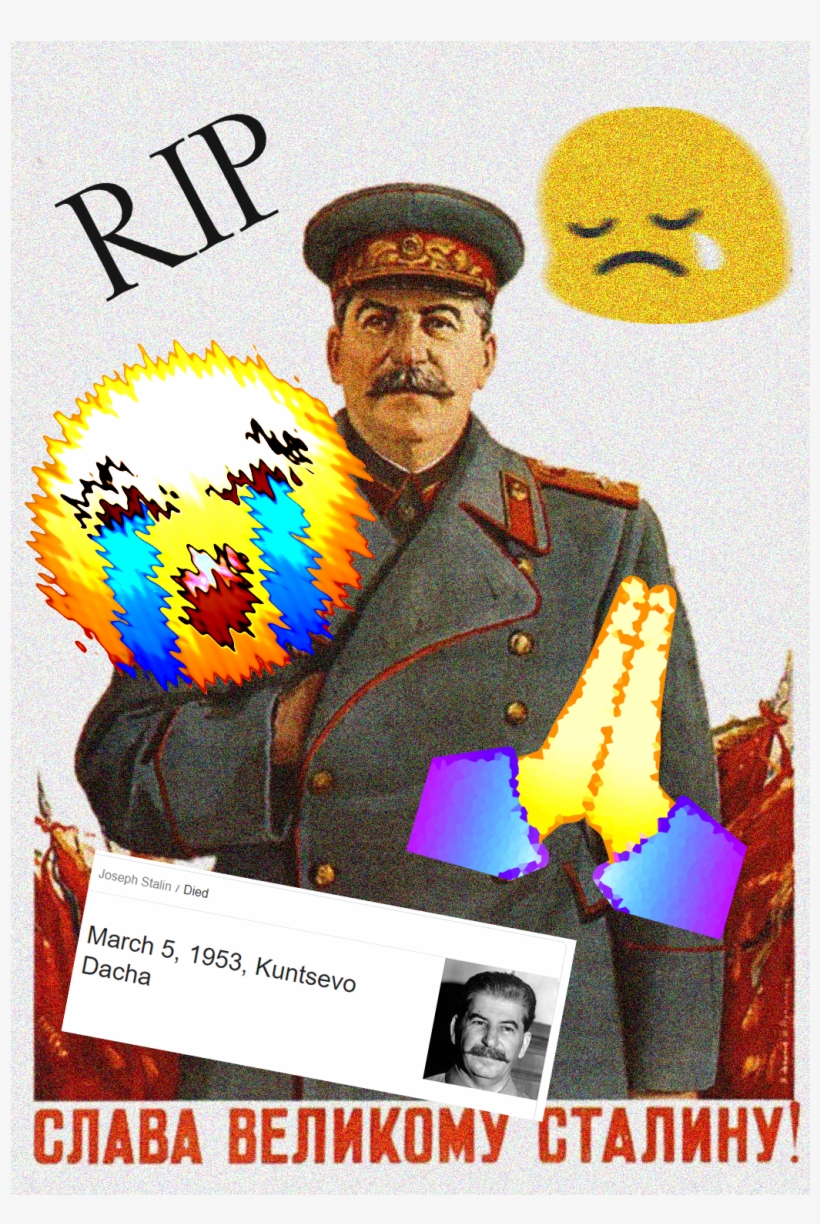 A Single Death Is A Tragedy - Stalin Poster, transparent png download