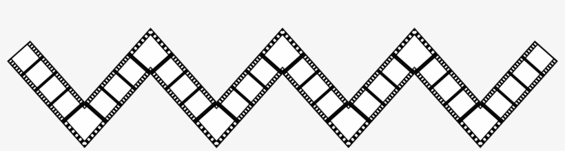 Filmstrip Zigzag Drawing - Zig Zag Strip, transparent png download