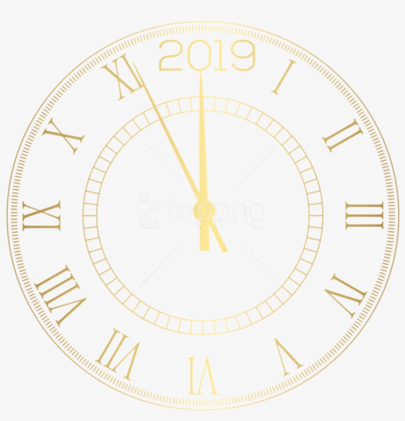 Free Png 2019 Decorative New Year Clock Png - Calkins Road Middle School, transparent png download