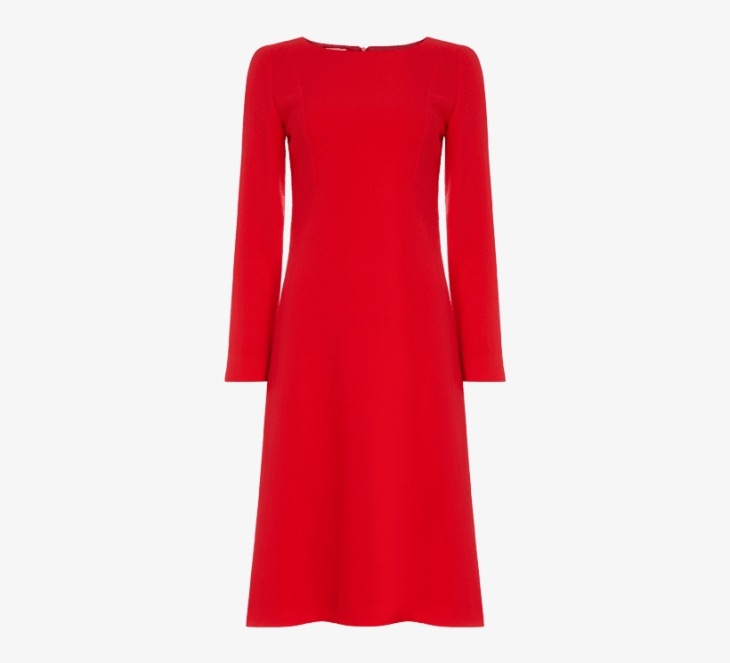 Helena Dress Red - Day Dress, transparent png download