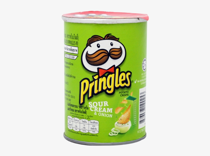 Pringles 42g Sour Cream & Onion - Diet Food, transparent png download