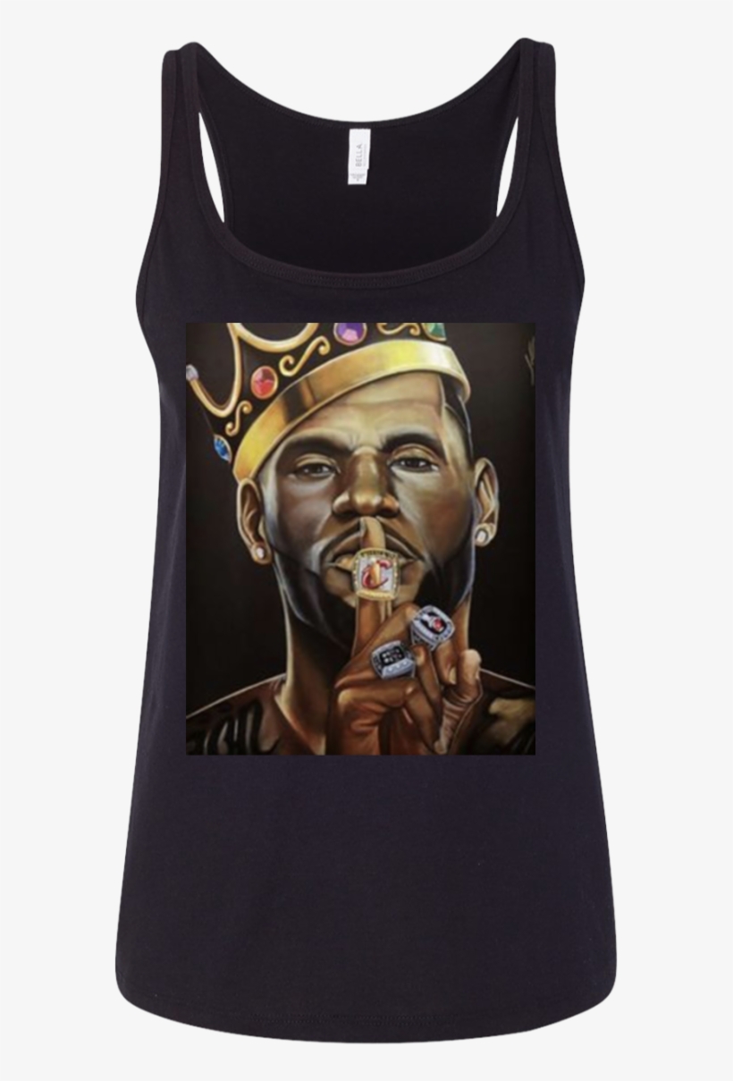 Best King Lebron James Goat Shirt Ladies' Relaxed Jersey - Lebron James Wallpaper Hd, transparent png download