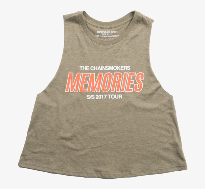 Memories Crop Tank - Active Tank, transparent png download
