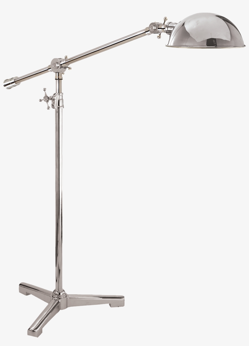 Studio Pivoting Task Floor Lamp Polished Nickel - Lamp, transparent png download