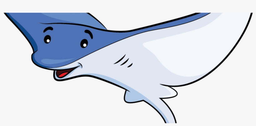 Cartoon Ray - Sting Ray Clip Art, transparent png download
