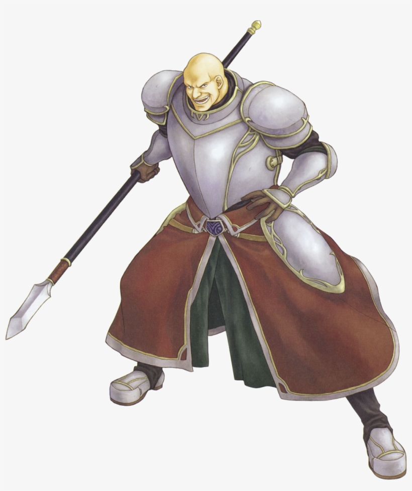 Wallace - Fire Emblem Blazing Blade Wallace, transparent png download