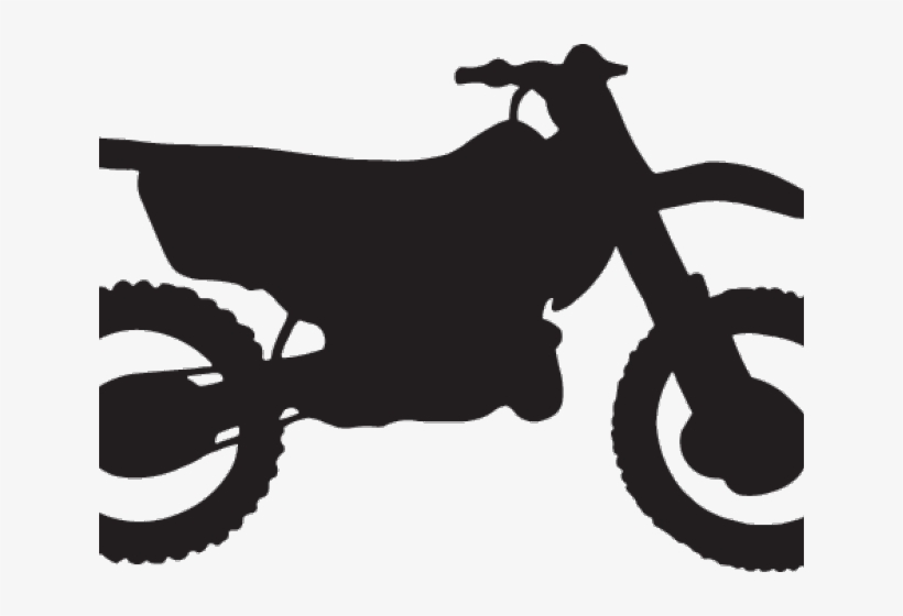 Rider Clipart Motocross Bike - Clipart Dirt Bike Silhouette, transparent png download