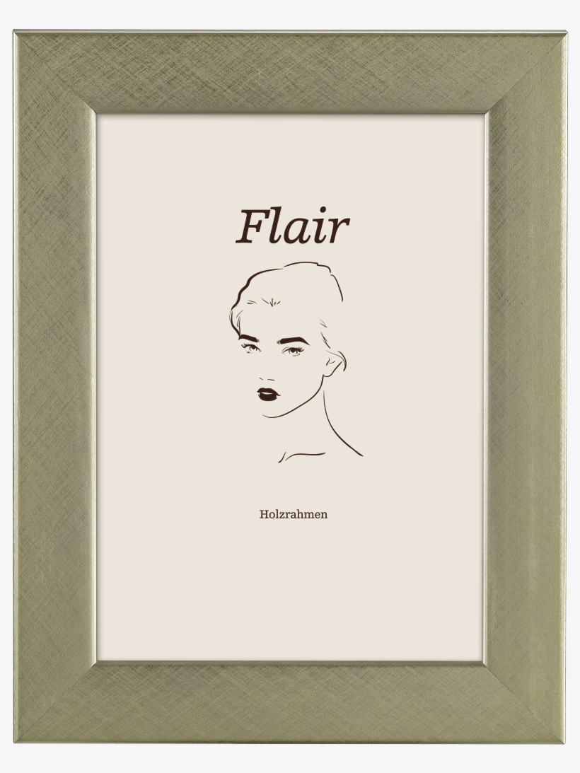 "flair 3" Wooden Frame, Champagne, 10 X 15 Cm, transparent png download