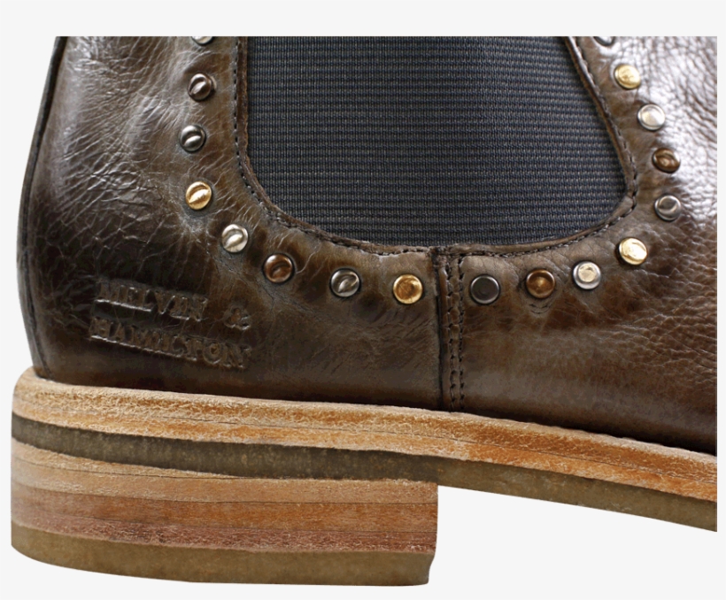 Ankle Boots Tom 2 Milano Morning Grey Rivets Mixed - Suede, transparent png download