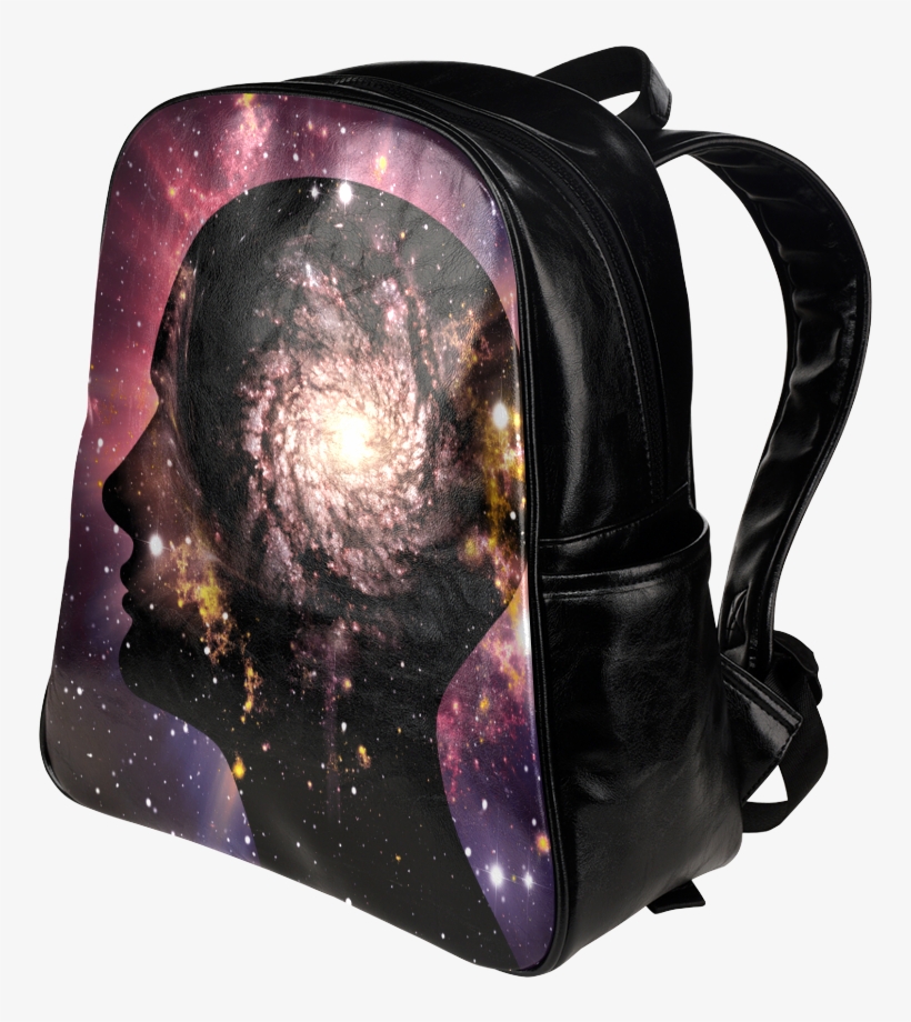 Psylocke Authentic Leather Backpack With Human Head - Galaxy, transparent png download