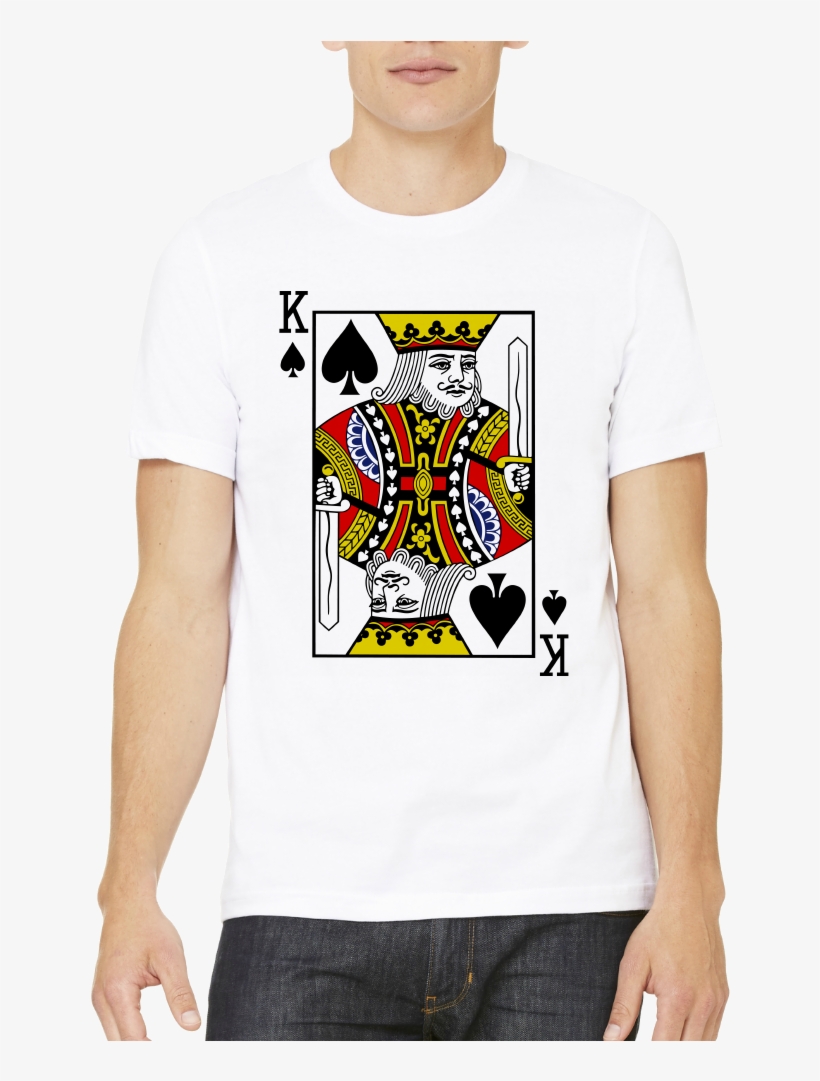 Standard White King Of Spades - King Of Aces Card, transparent png download