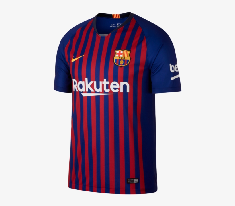 Camiseta Fc Barcelona - Fc Barcelona Shirt 2018 19, transparent png download